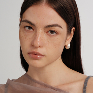 【CnHnOn脂肪商店】小众设计海螺曲线雕塑感贝壳简约质感耳钉耳环