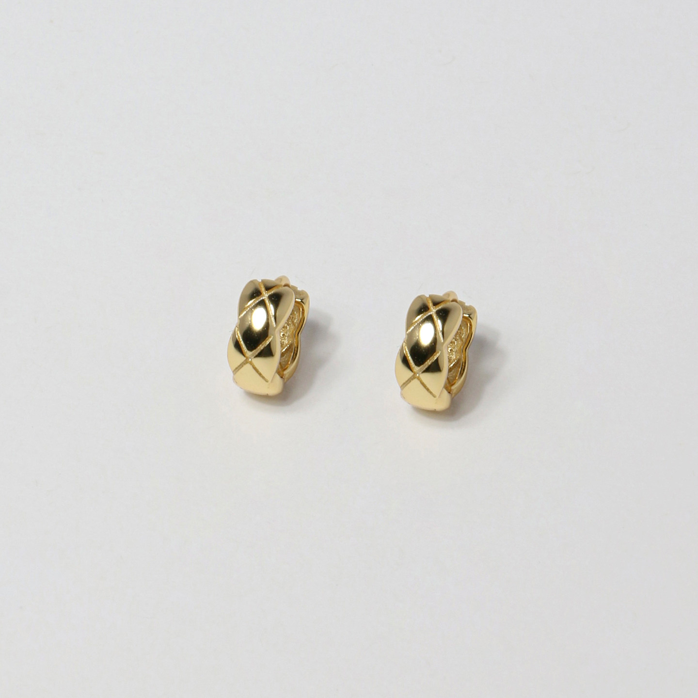 【CnHnOn脂肪商店】s925纯银格纹高级质感迷你法式精美小耳圈耳钉,饰品/流行首饰/时尚饰品新,耳环,淘宝优惠券,粉丝福利购,淘宝优惠卷