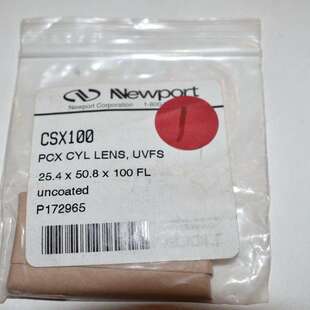 议价Jm NEWPORT CSX100 Pcx Cyl Lentille Uvfs 25.4X50.8X100FL
