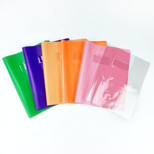 厂家专业定制PVC各种规格透明书皮书套手账本笔记本记事本封套