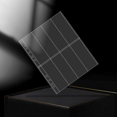 八宫格a4卡册内页书签贴纸收纳