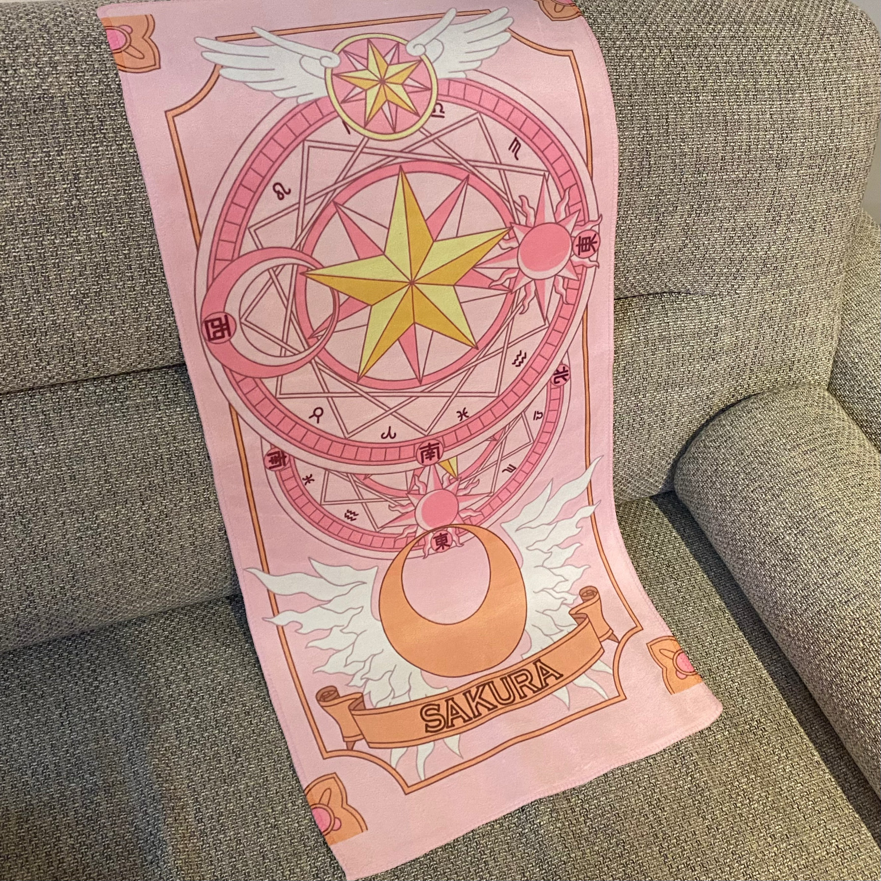 美少女萌妹二次元背景洗脸毛巾