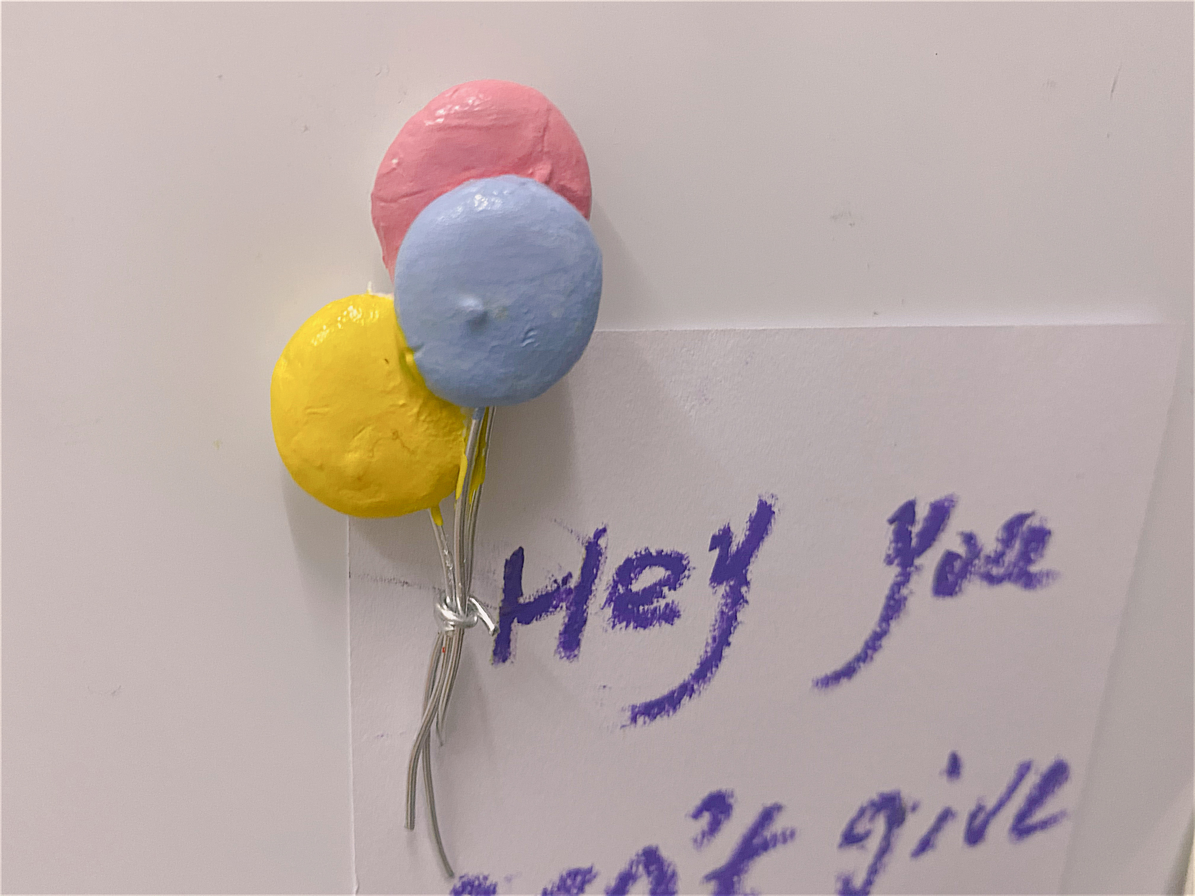 气球原创手工石塑黏土厨房冰箱贴