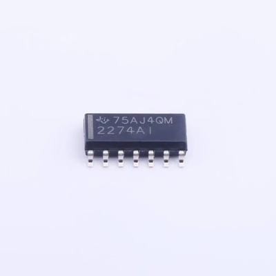 全新 贴片 TLC2274AIDR SOIC-14 轨至轨四通道运算放大器芯片