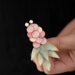 汉服头饰新年锦鲤发夹侧边古风女童发饰新中式秀禾服超仙夹子配饰