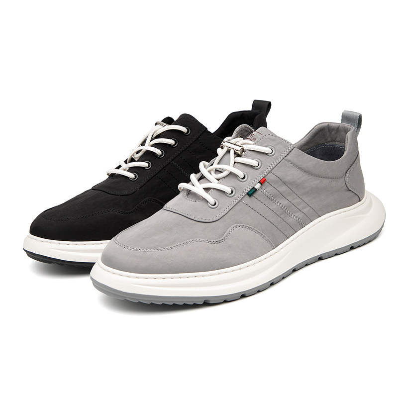 金利来男鞋正品新款圆头帆布鞋日常休闲轻便缓震软底软面平底布鞋