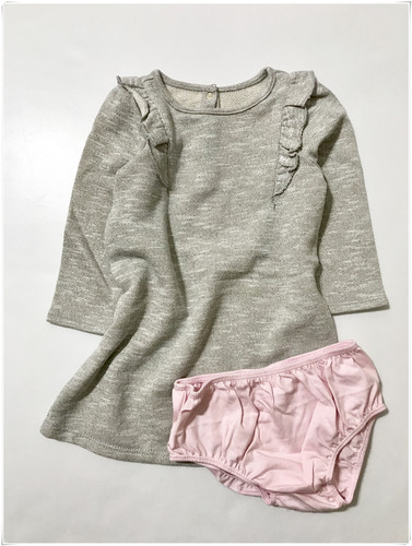 GYMBOREE/金宝贝儿童外套女童小童灰色T恤2件套 18-24个月