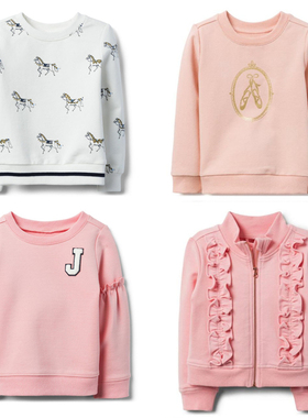 JJ珍妮和杰克JANIEANDJACK 儿童长袖T恤纯棉卫衣小马修身 2-10岁