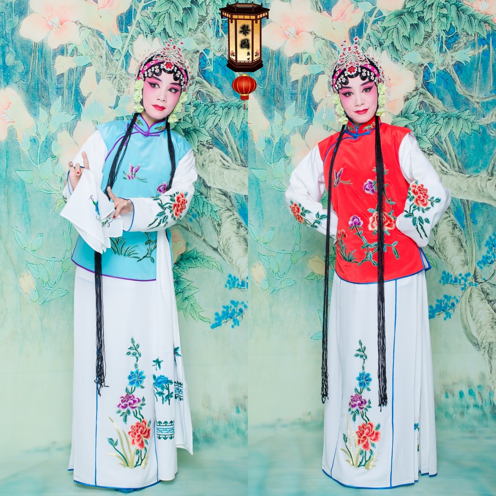 戏曲京剧演出服装俏花旦卖水服