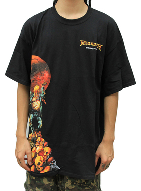 PRIMITIVE X MEGADETH 合作限量款 纯棉短袖TEE 美国进口现货