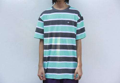 DIAMOND SUPPLY CO.HARD CUT STRIPED 纯棉短袖TEE美国进口现货