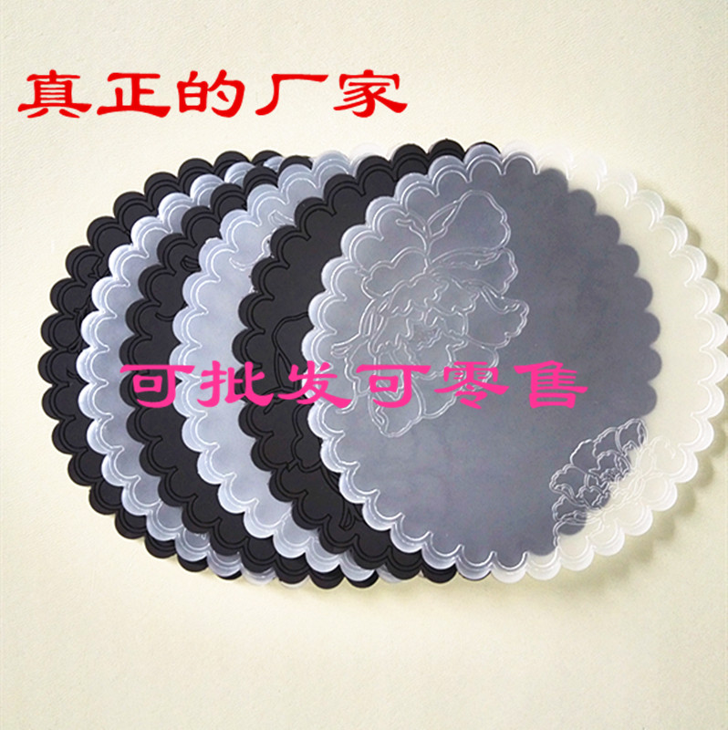 创意圆形杯垫pvc硅胶防滑隔热垫