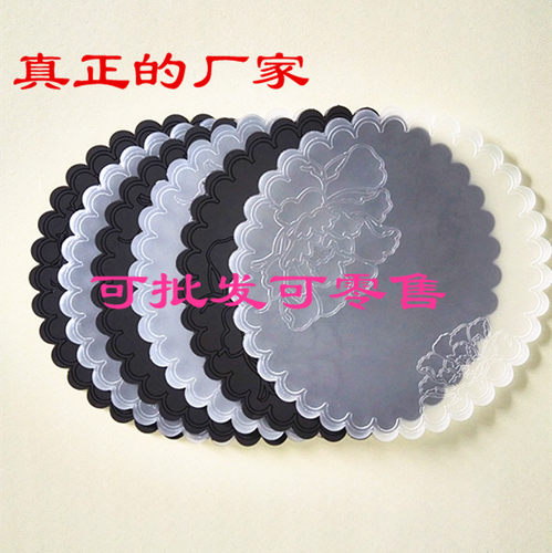 创意圆形杯垫pvc硅胶防滑隔热垫