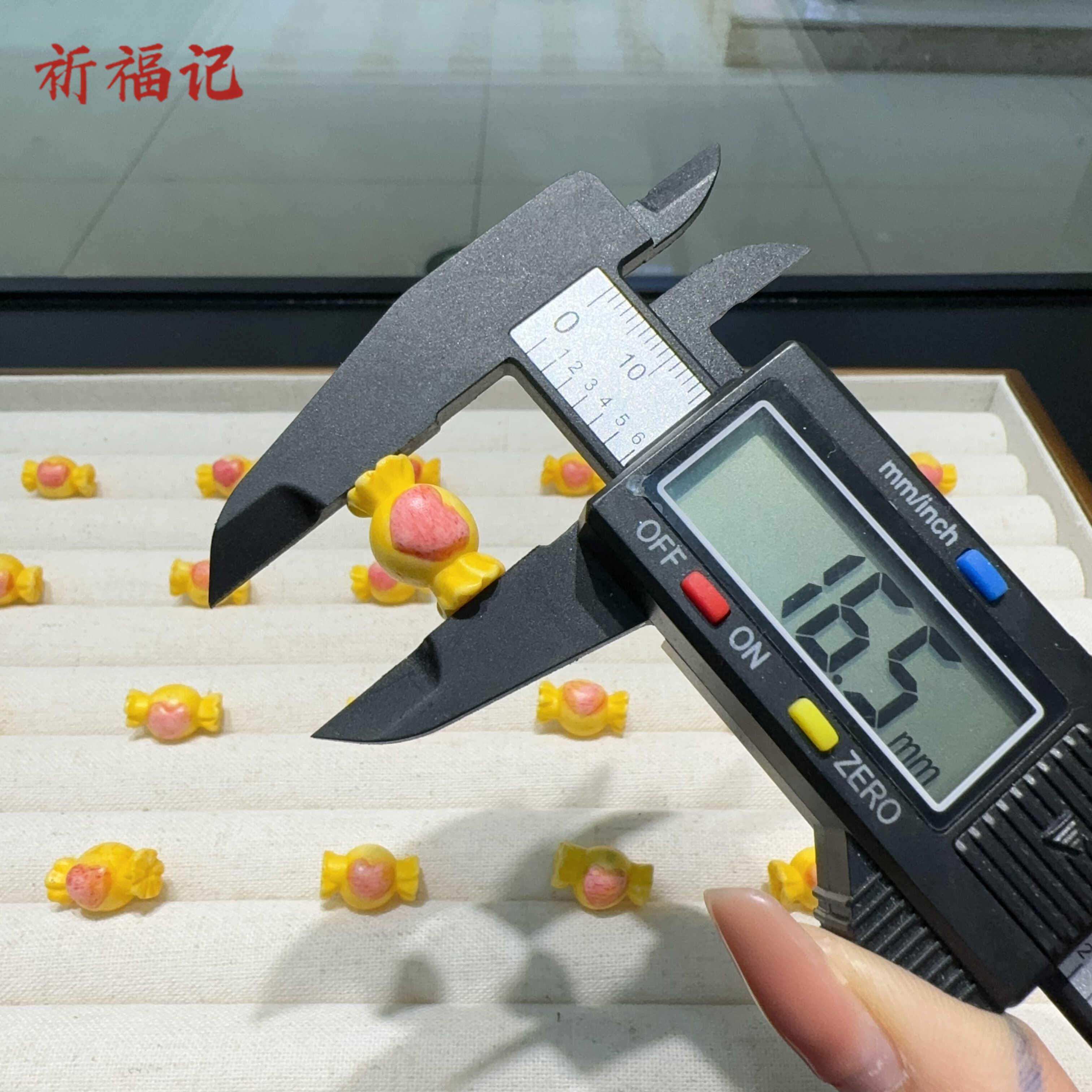 卡通爱心小糖果diy手工发夹