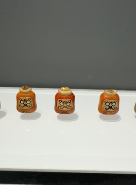 鹿角根付达摩福袋diy配件手工编织手绳项链文玩佛珠手串配饰隔珠