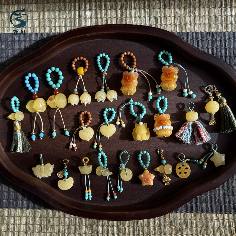 手工编织二代蜜蜡小提溜diy配件文玩串珠配饰手串隔珠饰品挂件,饰品/流行首饰/时尚饰品新,其他DIY饰品配件,淘宝优惠券,粉丝福利购,淘宝优惠卷