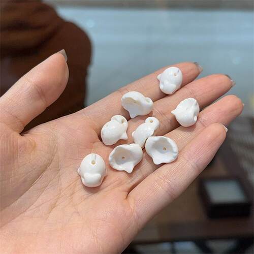 精工牛骨趴趴鲨鱼diy手工编织手绳项链文玩时尚饰品隔珠串珠 - 封面
