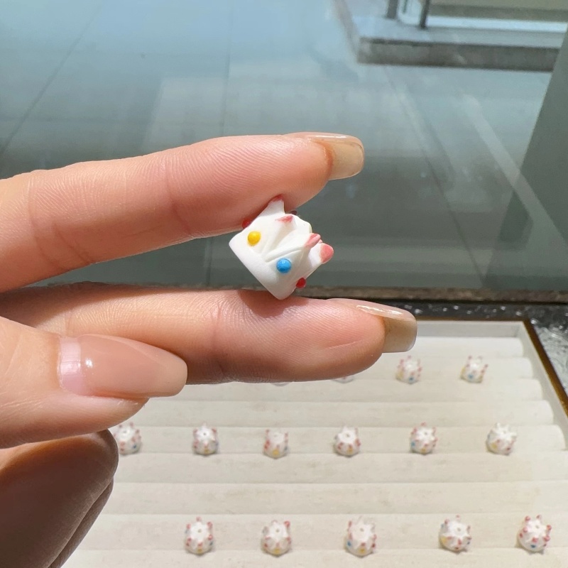 根付小皇冠diy配件手工编织手绳项链文玩佛珠时尚配饰品隔珠串珠