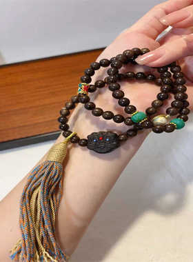 编织天然单链子加里曼丹沉香多圈