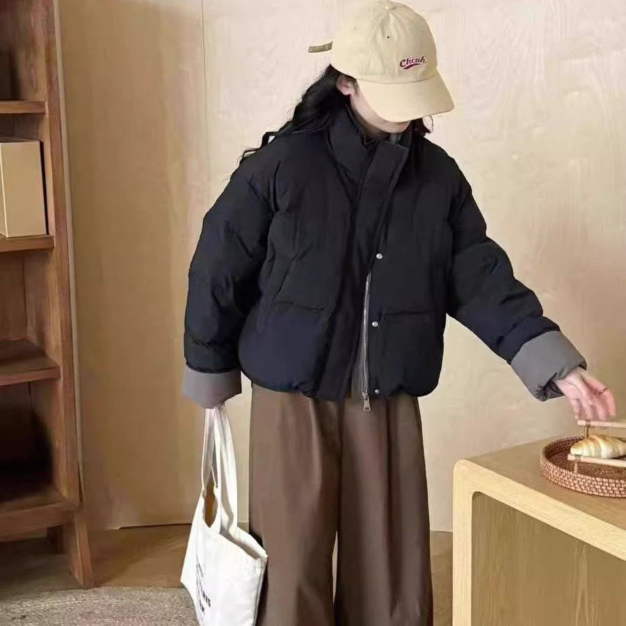 保暖棉服女冬季2025年新款韩系棉袄外套小个子学生短款面包服棉衣