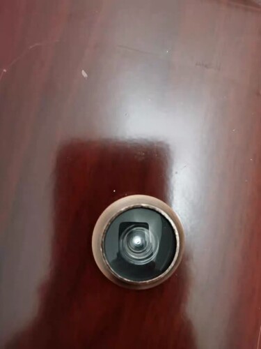 防撬广角老式二合一门镜通用防盗门门上防盗器监控堵孔门铃高清