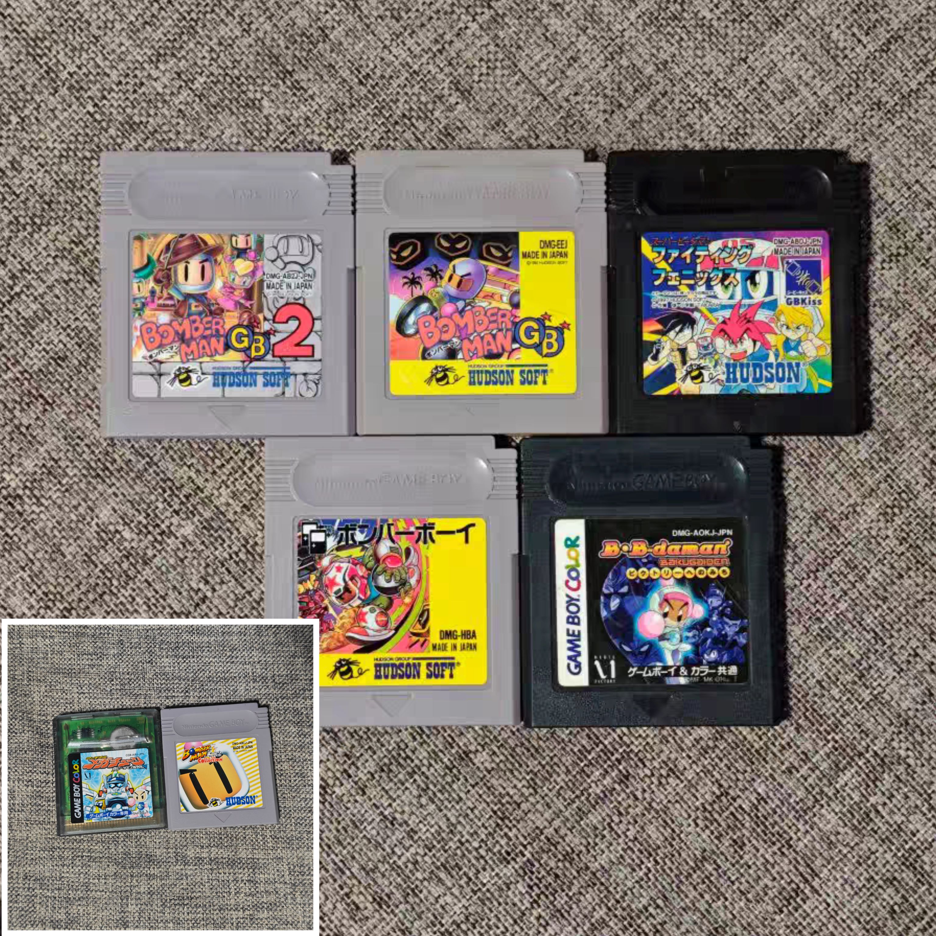 任天堂GB GBC GBA掌机适用的 正版游戏卡带 炸弹人（每盘）