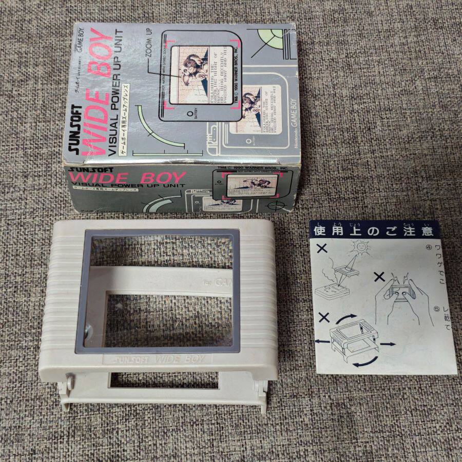 SUNSOFT日版原装 任天堂GB 厚机 掌机适用 放大镜 gameboy