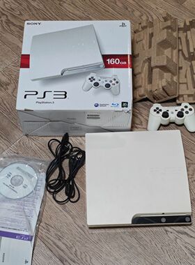 良品 日版原装 PS3 主机 游戏机 白色 盒说全 对号 未拆修未破解