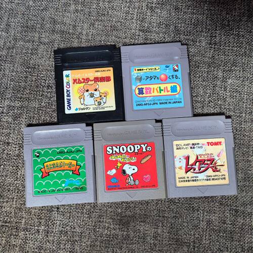 GB GBC GBA 仓鼠 史努比 魔法骑士 任天堂掌机 原装正版游戏卡带