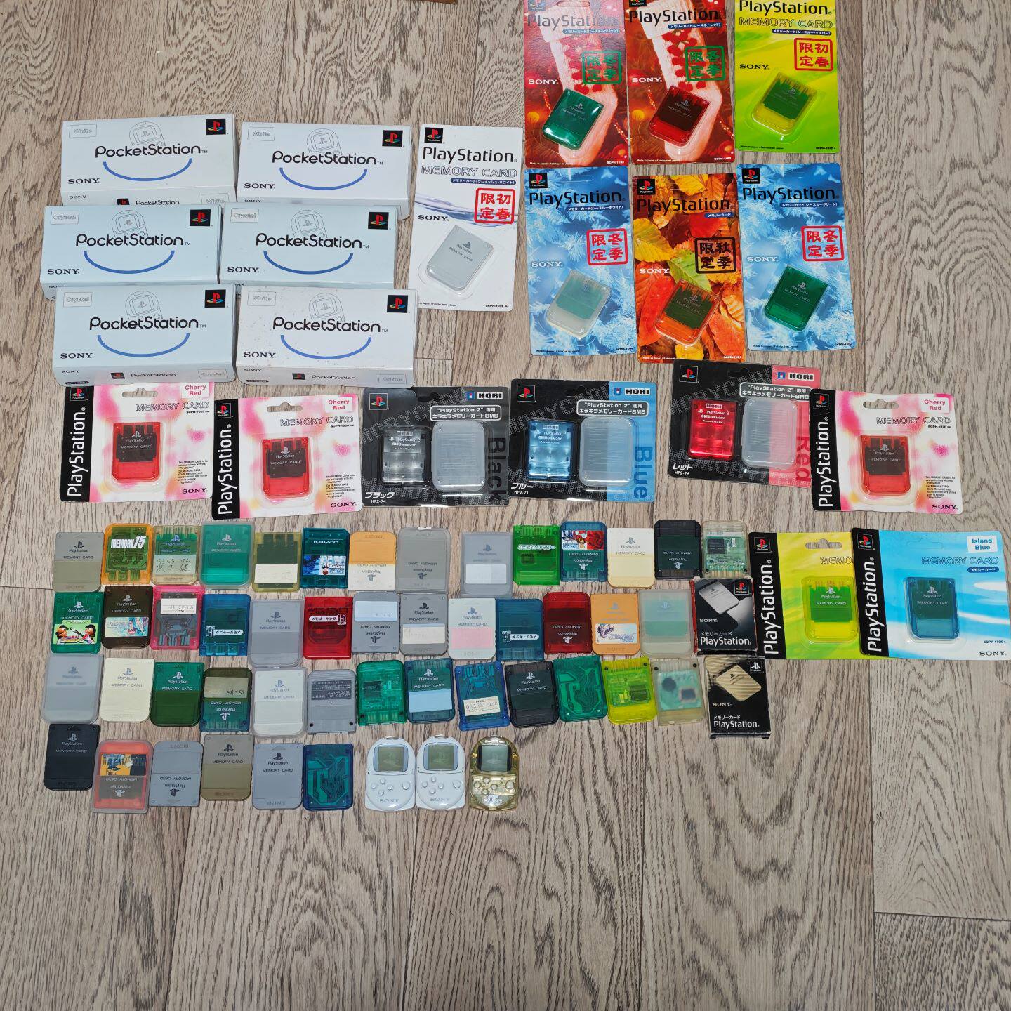 PS1主机适用 日版原装 第三方也有 PDA 可视 记忆卡 普通记忆卡