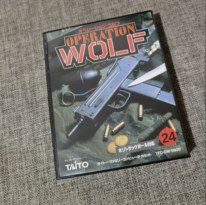 正版游戏卡带野狼行动任天堂FC