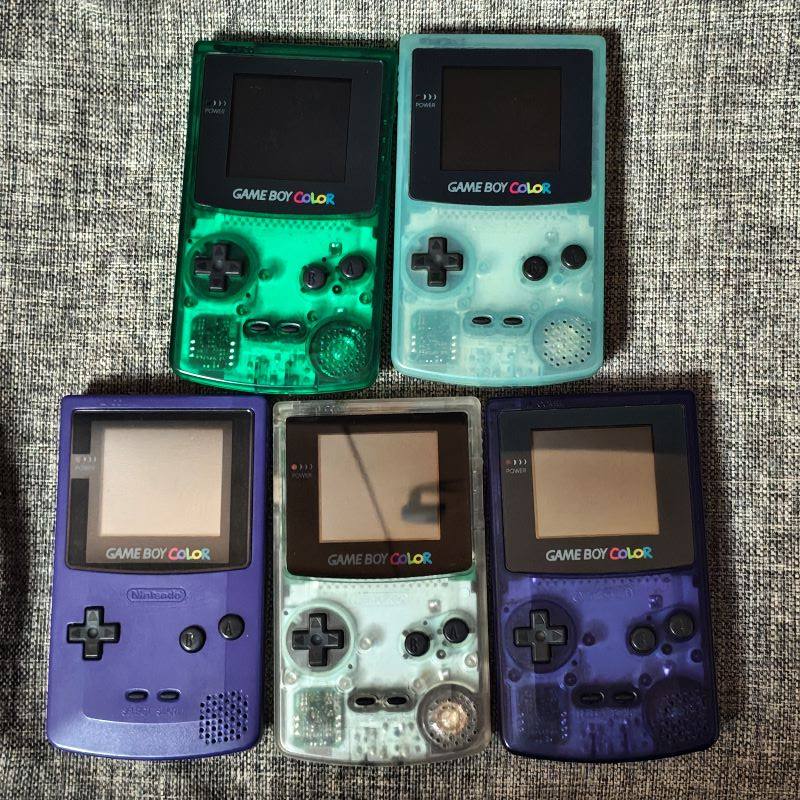 各种颜色 限定版 任天堂日版原装 GBC 掌机 怀旧 GAMEBOY COLOR