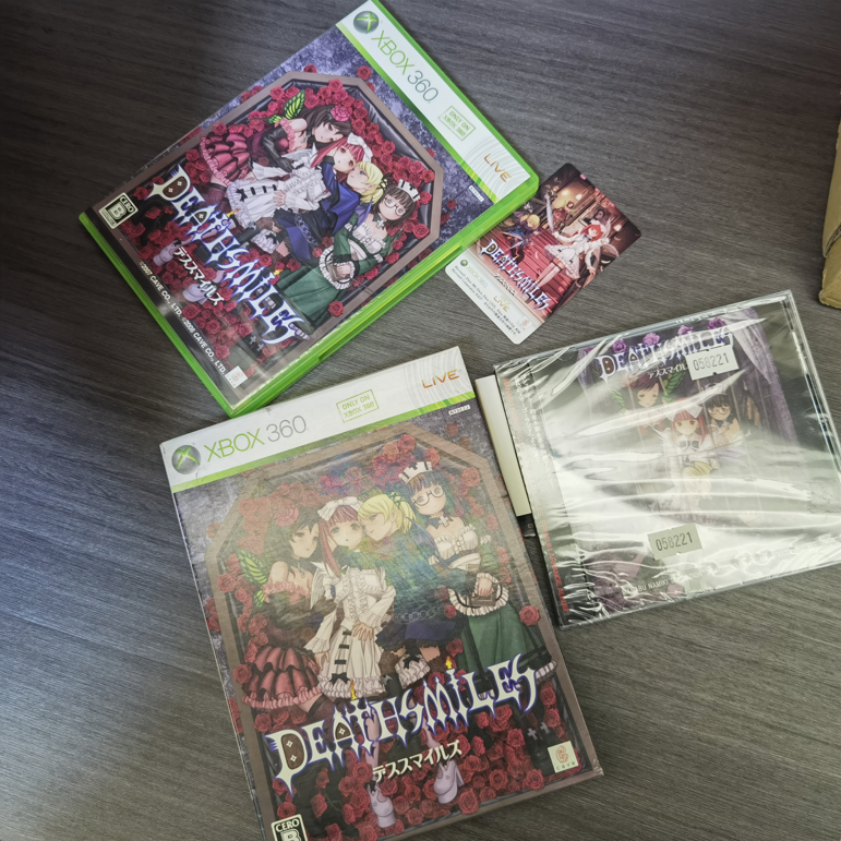 超美品 XBOX360主机用 死亡微笑 正版游戏 限定版