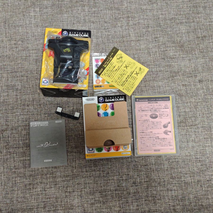 全新 任天堂NGC 主机适用 GBA掌机用 E+读卡器 带卡片 捡树枝