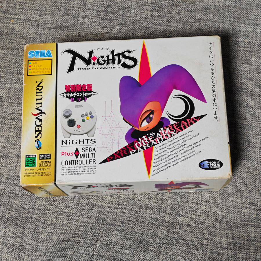 世嘉土星SS 主机适用 正版游戏 梦精灵 3D手柄同捆版