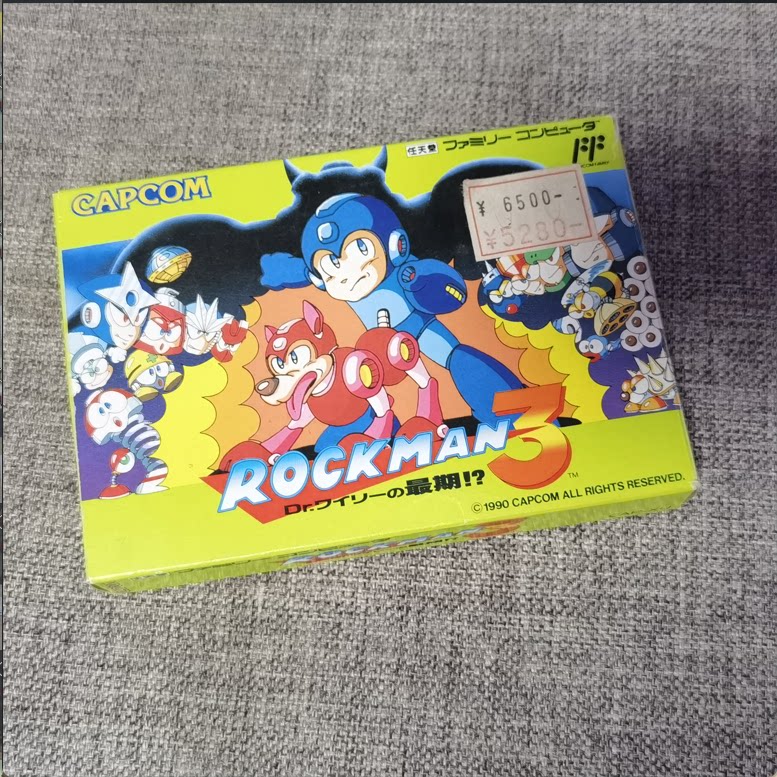 良品 fc 洛克人 3 红白机主机用 正版游戏卡带 任天堂