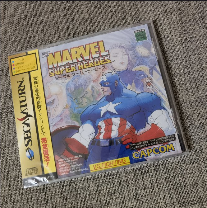 全新品 世嘉土星SS主机 正版游戏 漫画英雄