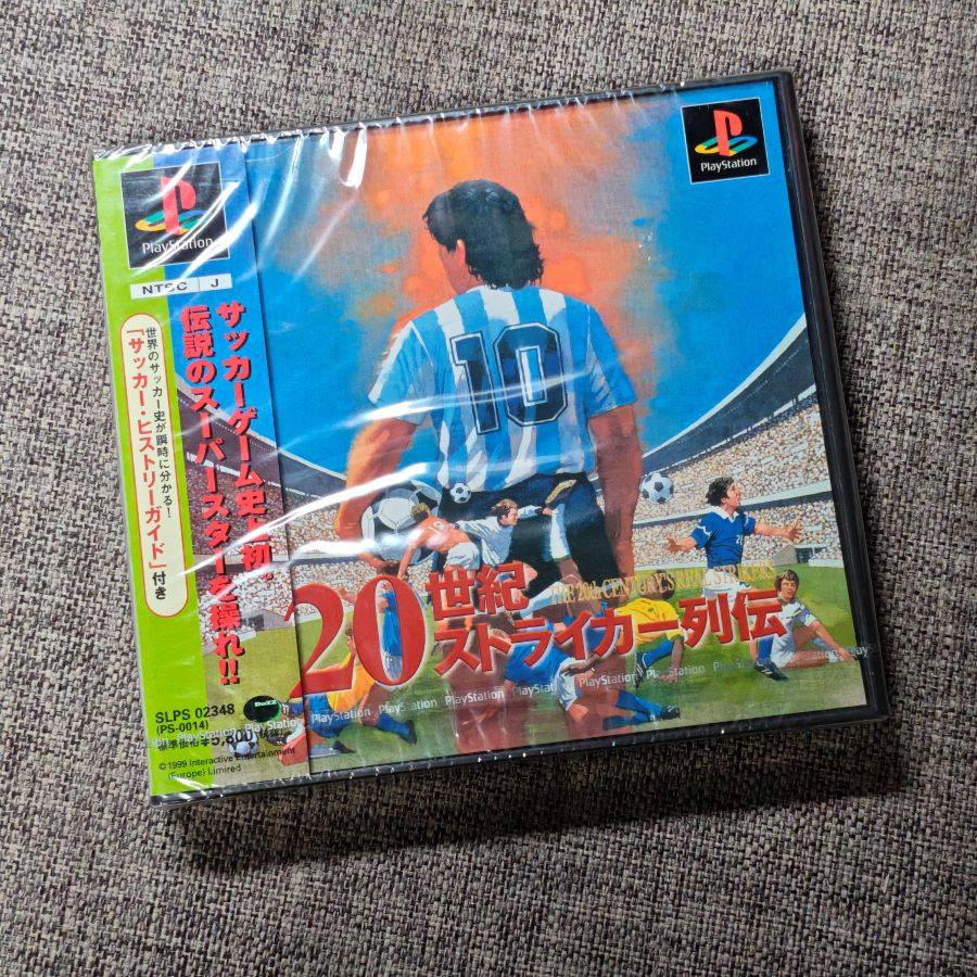 全新品 PS1 主机适用 正版游戏 世纪前锋列传 足球