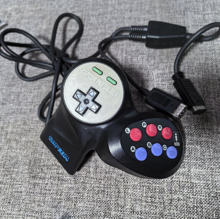 85新 松下3DO主机适用 卡普空 原装日版 6键 六键 格斗手柄