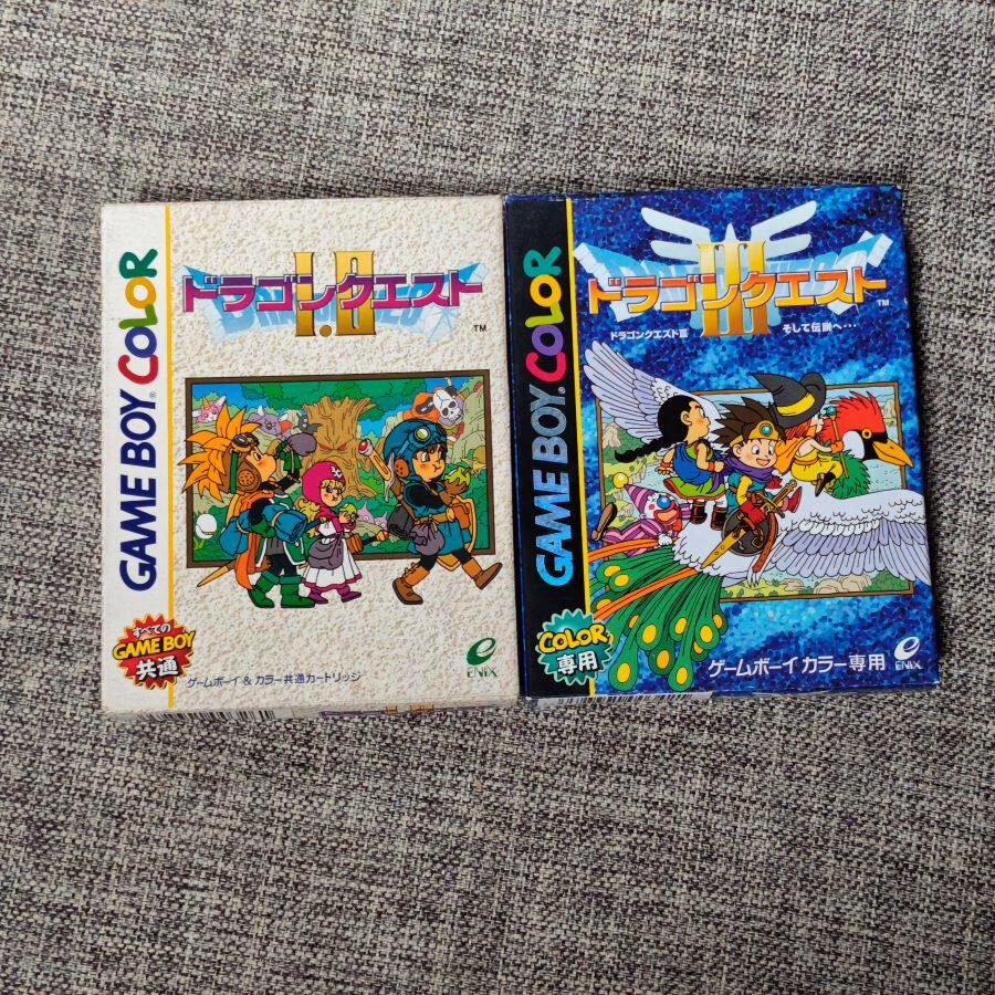 GB GBC GBA 勇者斗恶龙 1+2 3 任天堂掌机用 原装正版游戏卡带