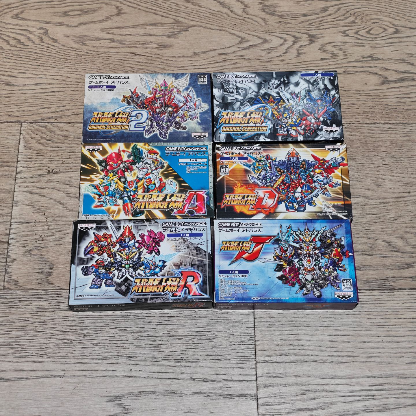 GBA 超级机器人大战 A R D J OG 2 全套 正版游戏卡 任天堂掌机用