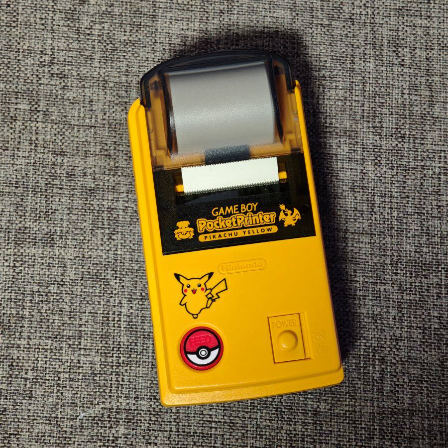 95新 任天堂GBC掌机适用的 日版原装 口袋妖怪限定版 打印机