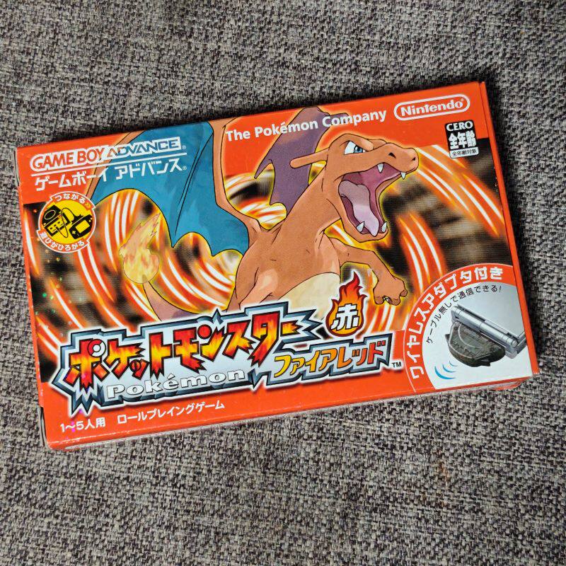 GBA 口袋妖怪 火红 正版游戏卡带 任天堂掌机用