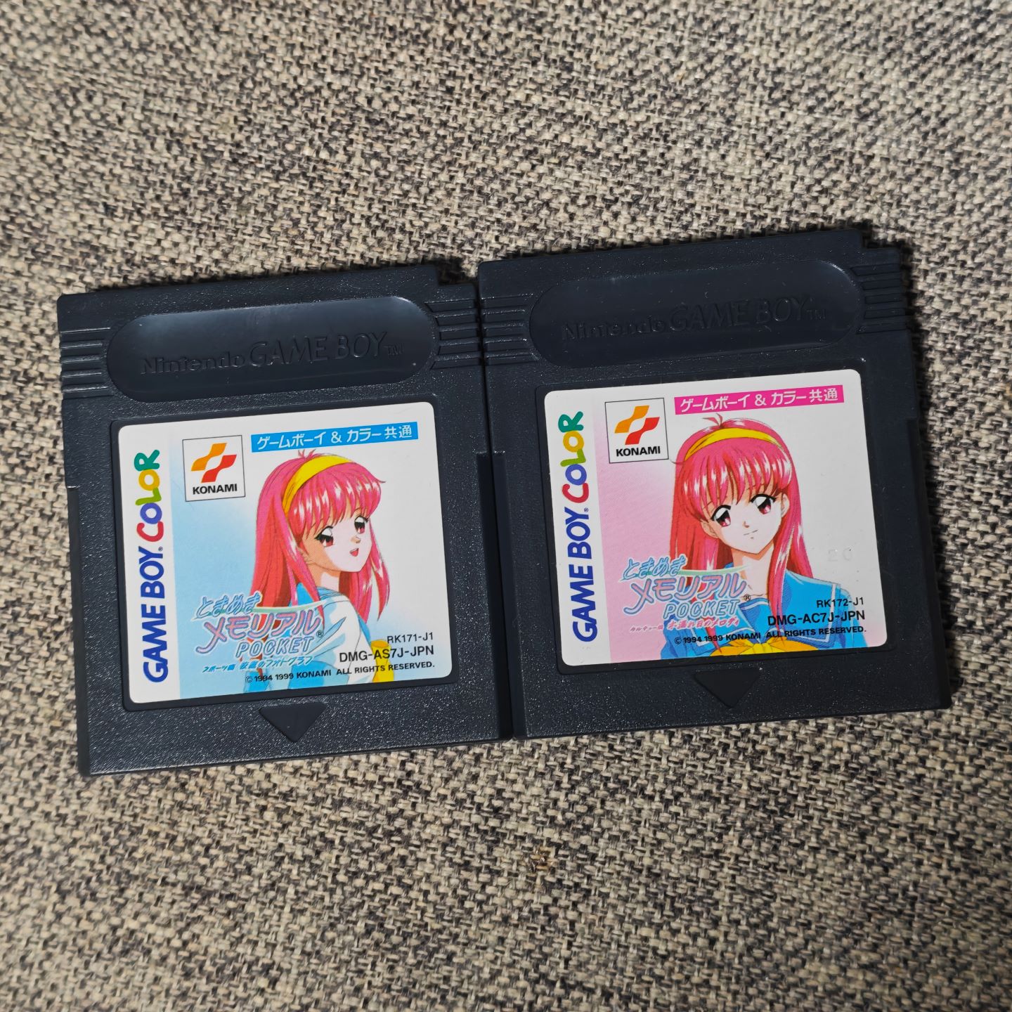 任天堂GB GBC GBA掌机用 正版游戏卡 心跳回忆 体育+文艺篇 打包