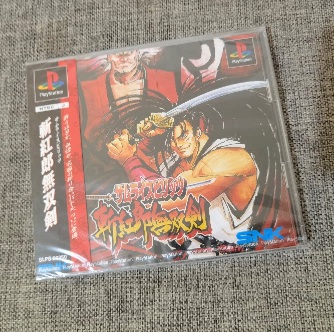 全新品 ps1 正版 侍魂 斩红郎无双剑