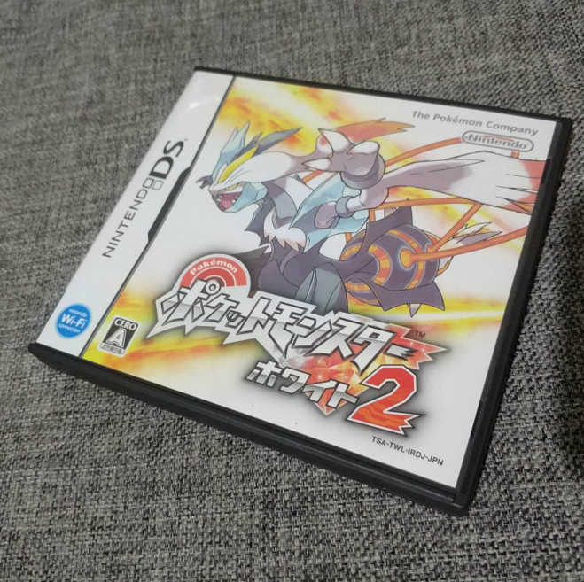 NDS 中古 正版游戏 口袋妖怪 白2 日版 附件全