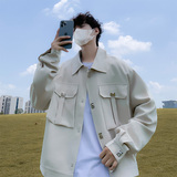 2023秋季港风工装夹克潮男休闲上衣外套J5008-P95-控118，男装夹克，星座810(原QT5070)