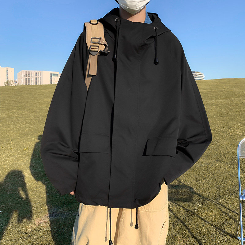 2024春港风外套男连帽上衣潮流cityboy夹克冲锋衣J5006-P85控108,男装夹克,星座810(原QT5070)