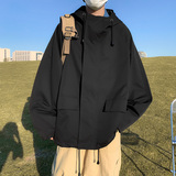 2024春港风外套男连帽上衣潮流cityboy夹克冲锋衣J5006-P85控108，男装夹克，星座810(原QT5070)