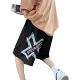 主推2022夏印花休闲短裤男五分裤运动裤D-特，男装休闲裤，星座810(原QT5070)